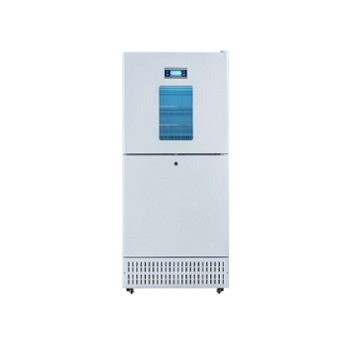 Refrigerador y congelador biologico. Modelo YCD-EL450 Marca Ecoshel. 450 litros. Rango de temperatura: Compartimiento superior: 2 a 8°C. Inferior: -1