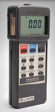 Sensor termistor para temp. Medición, tiempo de respuesta rápido Flujo de aire: CMM (m ^ 3 / min.) Y CFM (ft ^ 3 / min.)